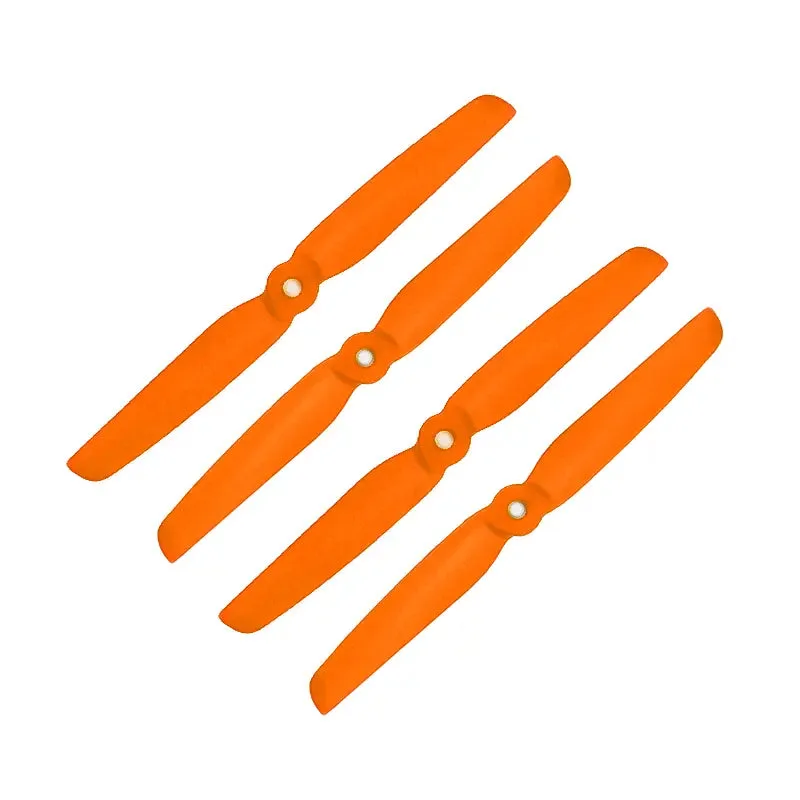 Orange HD Propellers 6030(6X3.0) Glass Fiber Nylon 2CW 2CCW-2pairs Orange