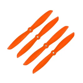 Orange HD Propellers 6045(6X4.5) Glass Fiber Nylon Propeller 2CW 2CCW-2pairs Orange