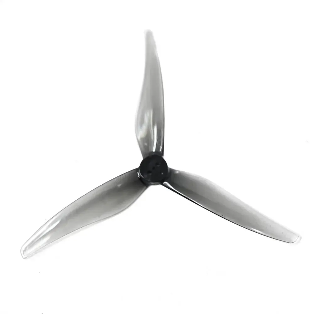 Orange HD SL 5125 PC 3 Blade 1.5mm Propellers 2CW 2CCW- Clear Gray
