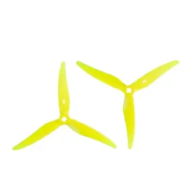 Orange HD SL 5125 PC 3 Blade 1.5mm Propellers 2CW 2CCW- Yellow