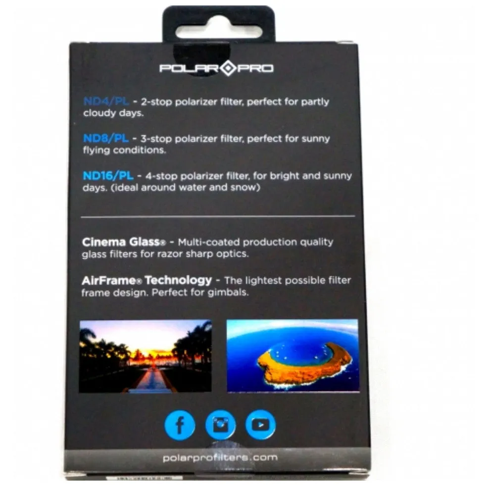PolarPro Cinema Vivid Triple Filter Pack For Phantom 4 & 3