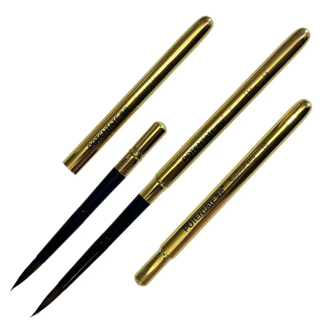 Potentate Brass Travel Brush