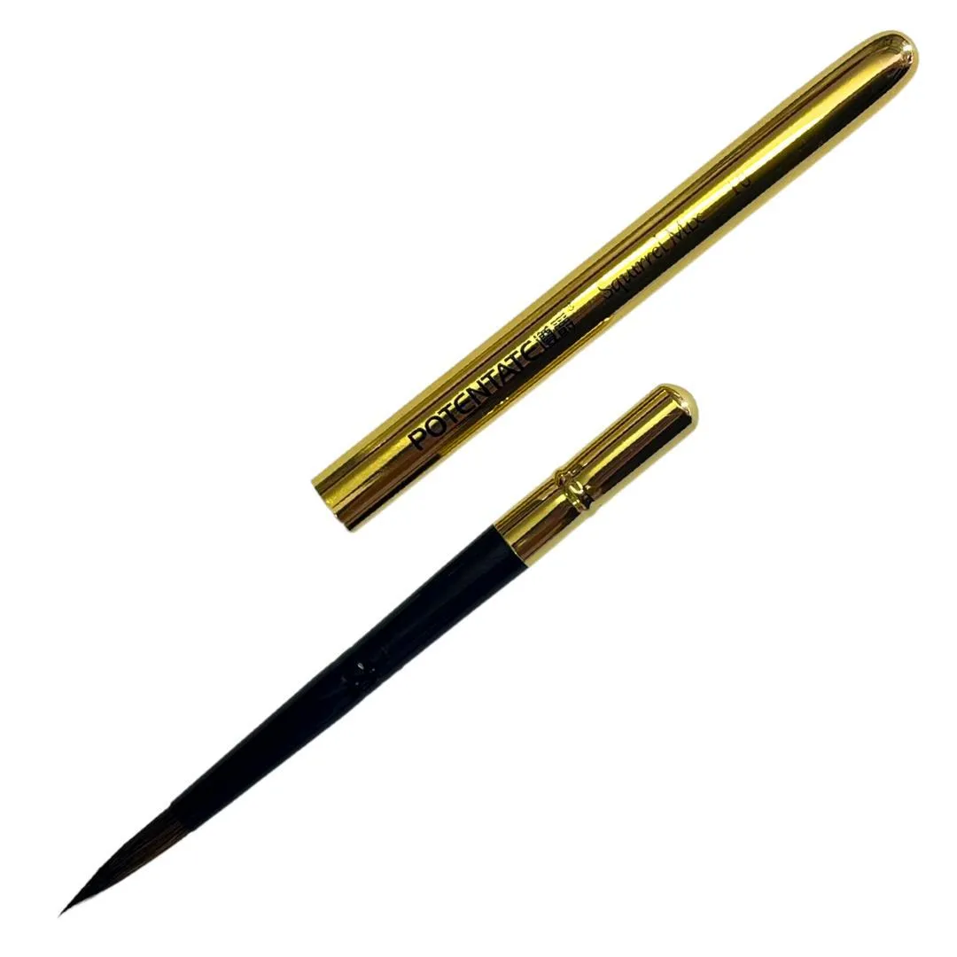 Potentate Brass Travel Brush