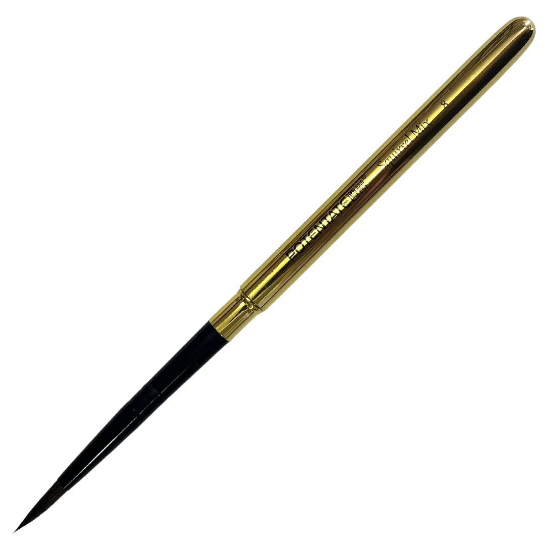 Potentate Brass Travel Brush