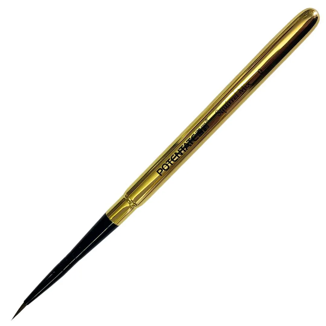 Potentate Brass Travel Brush