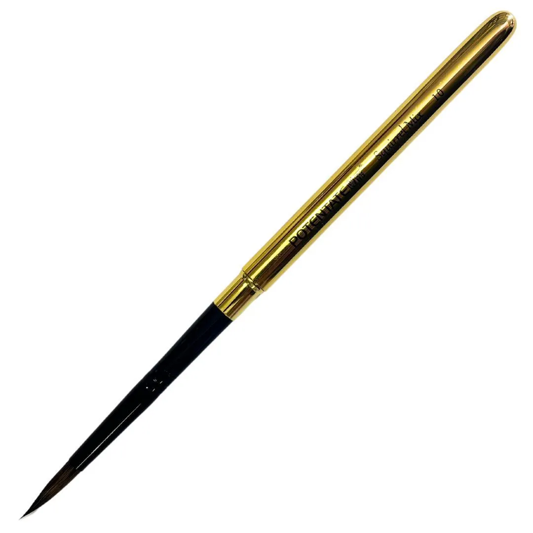 Potentate Brass Travel Brush