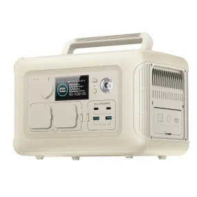 R600 Portable Generator 299Wh 600W with AC Outlets LiFePO4 Battery for Home and Camping