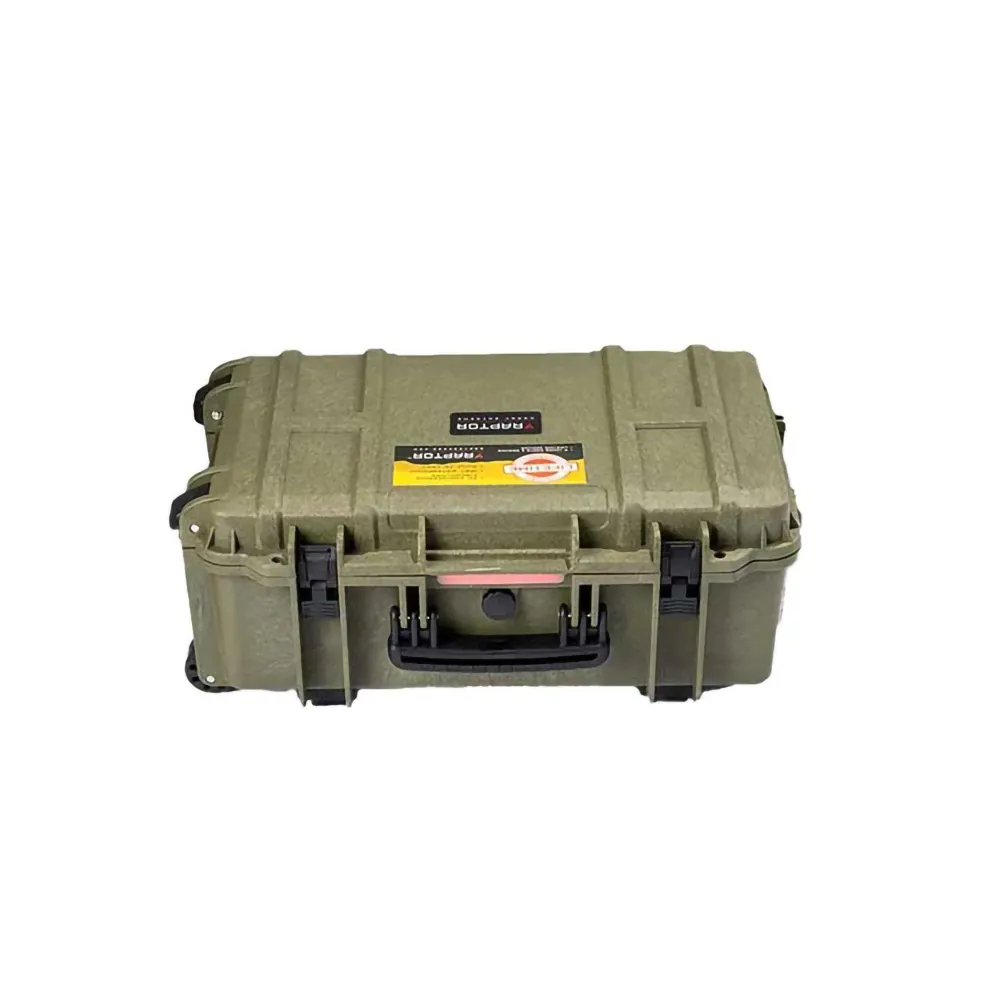 Raptor 6000 Air Trolley Series 2-Wheeled Hard Case and Travel Luggage with IP67 Water and Dust Resistant Rugged Protection for Tactical Gear, Power Tools and Large Scale Electronics (Black, Military Green) | ATI-533120
