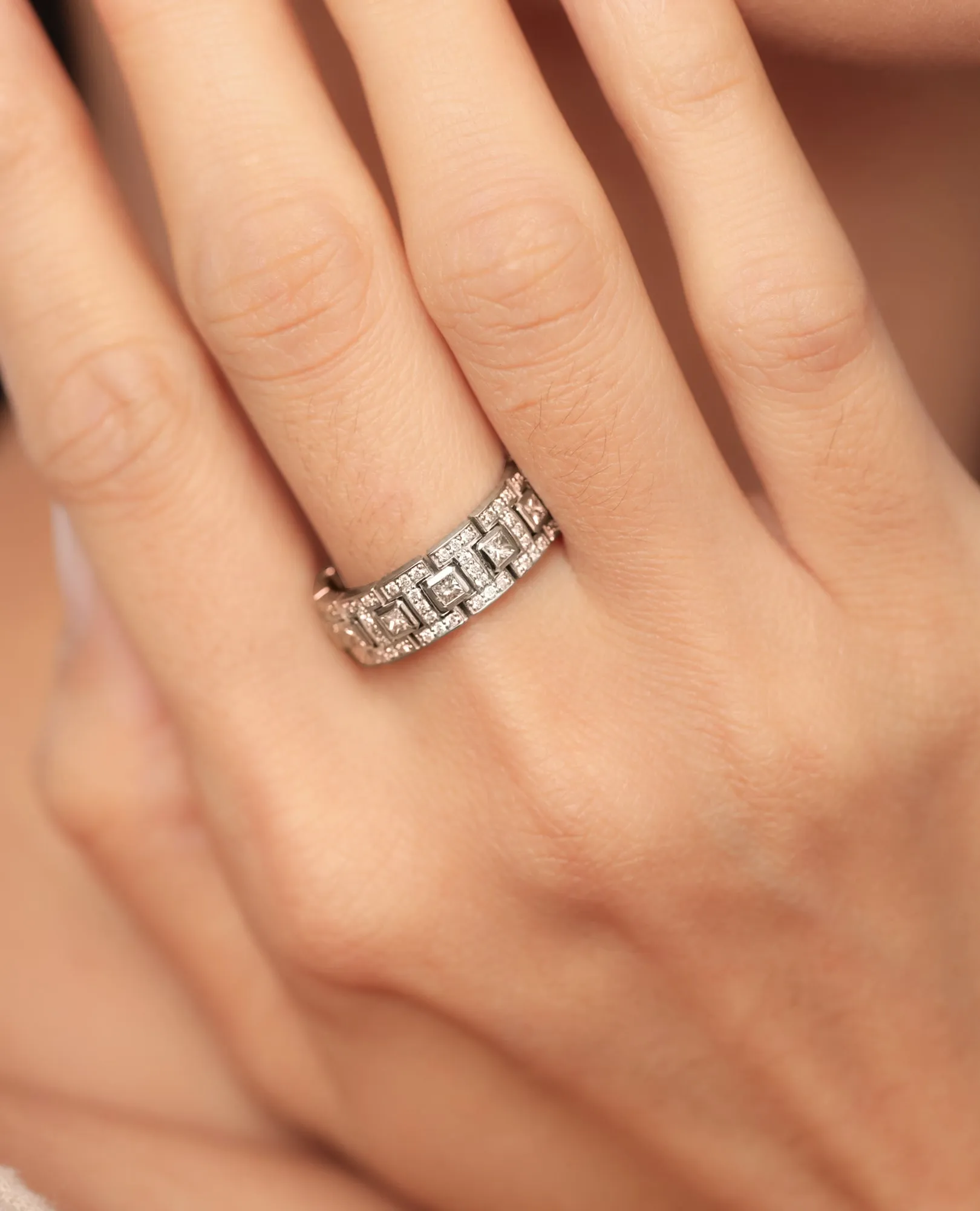 Ready to Ship - LA PAZ Gold Ring with 1.30ct Diamonds