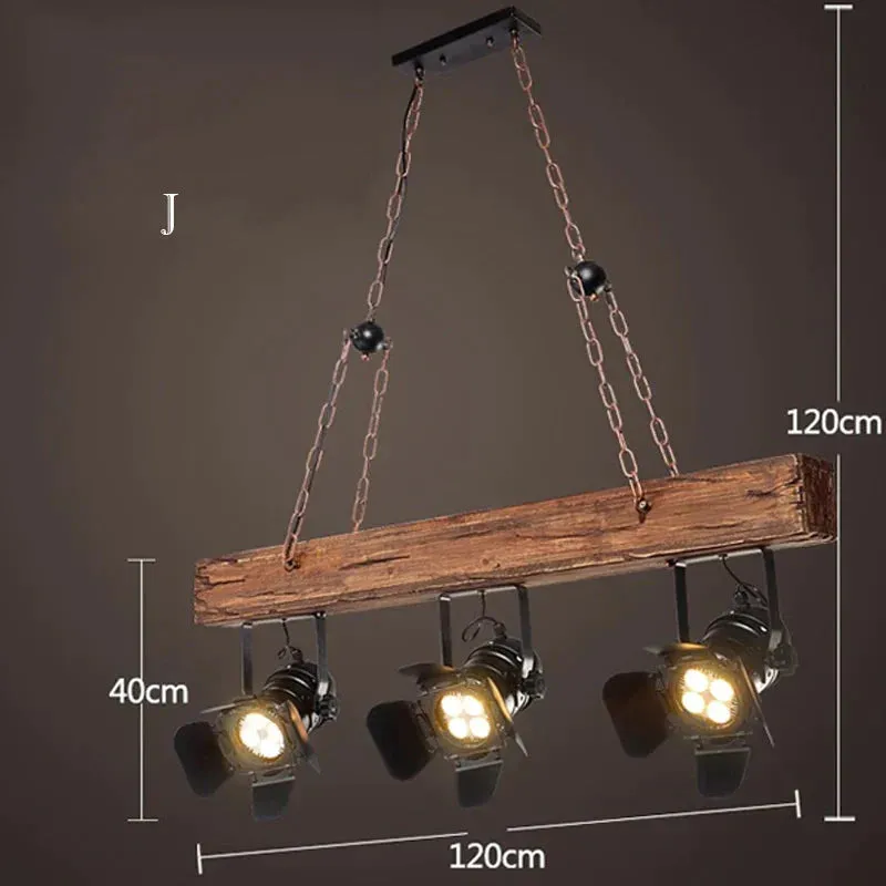 Restaurant Bar American Chandelier Retro Chandelier Idea
