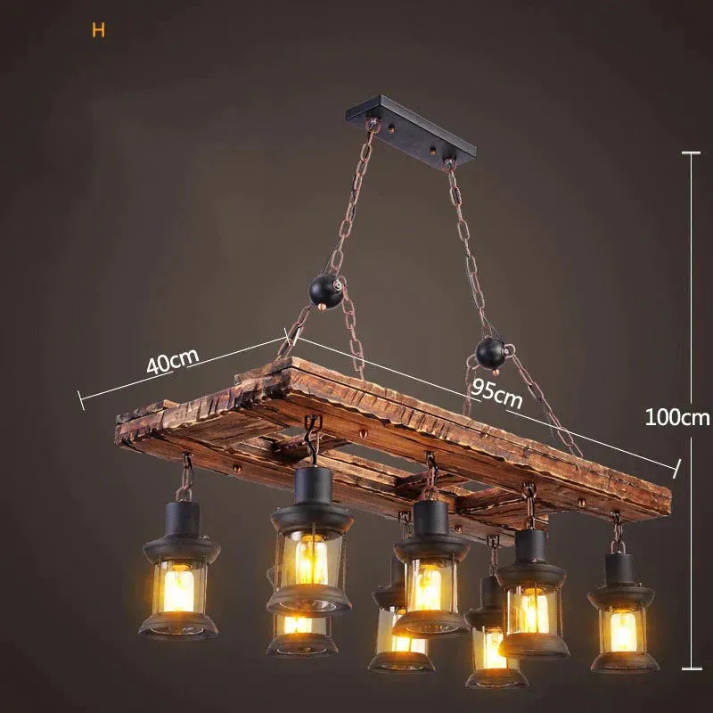 Restaurant Bar American Chandelier Retro Chandelier Idea