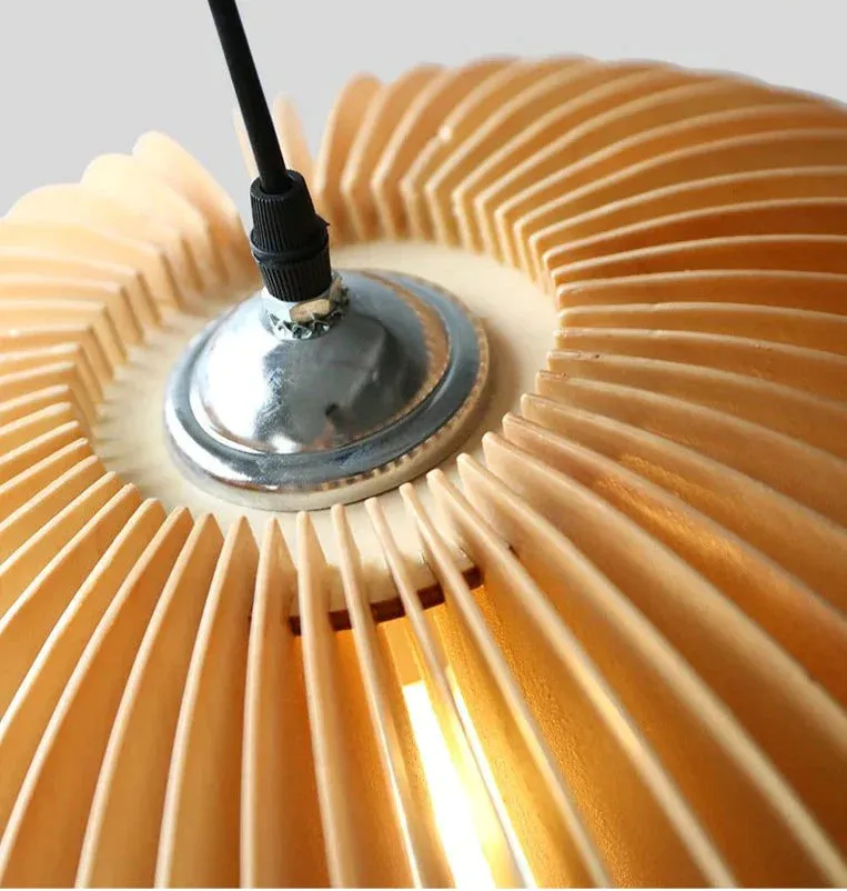Retro Pumpkin Basswood Chandelier Atmosphere Lamp