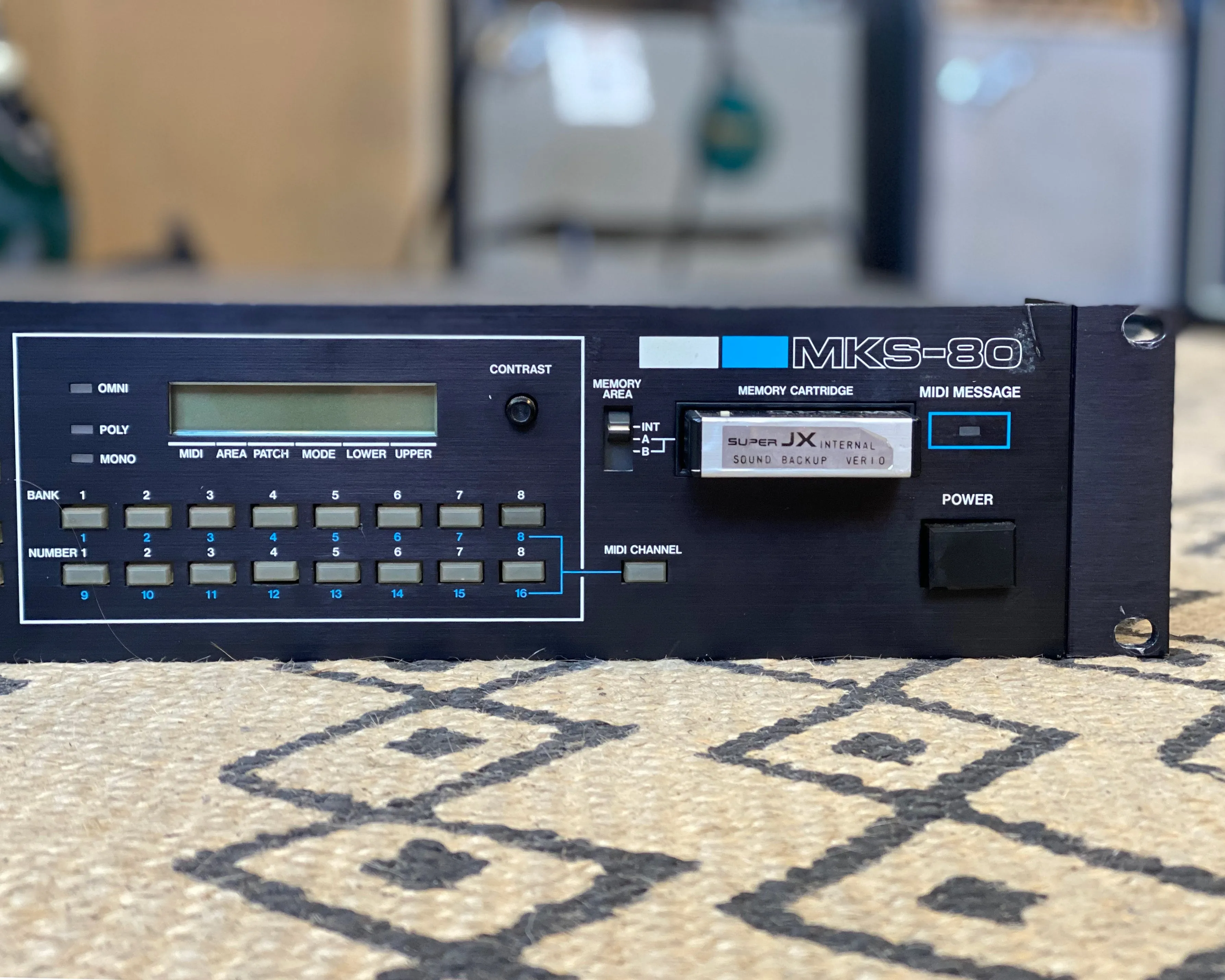 Roland MKS-80 Super Jupiter 8-Voice Polyphonic Analogue Synthesiser