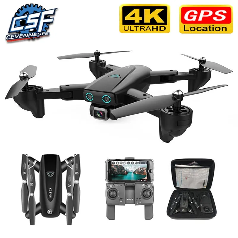 S167 GPS Drone With Camera 5G RC Quadcopter Drones HD 4K WIFI FPV Foldable Off-Point Flying Photos Video Dron Helicopter Toy
