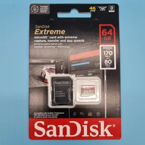 SanDisk Extreme 64 GB microSDXC Memory Card