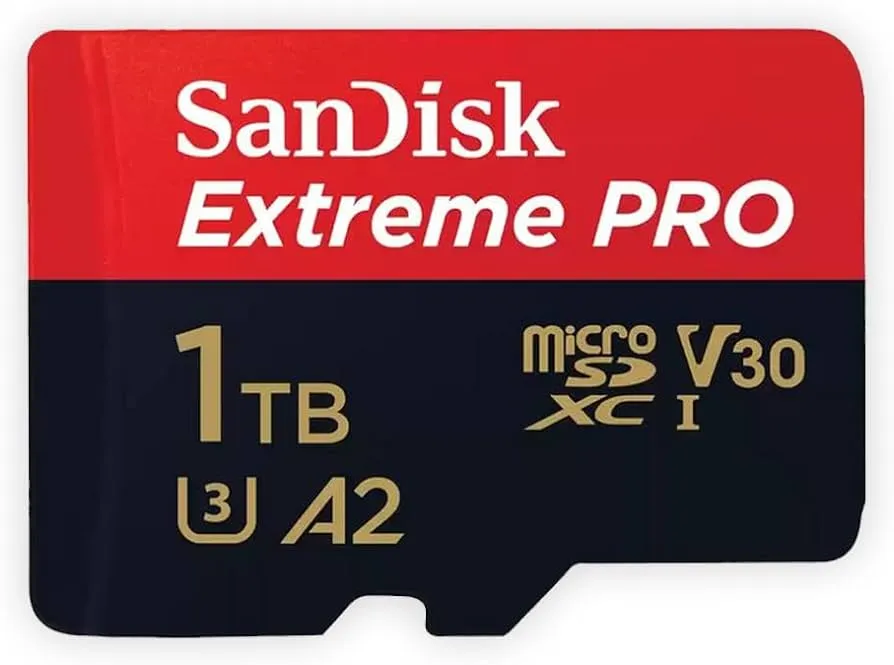 Sandisk Extreme pro micro sdxc uhs-I card with adapter U3 A2 v30