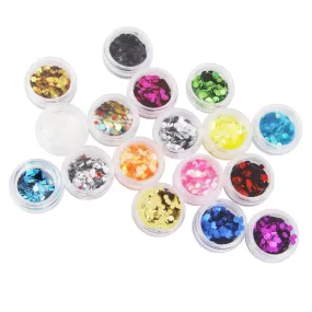 Set of 18 Hexagon Shape Nail art