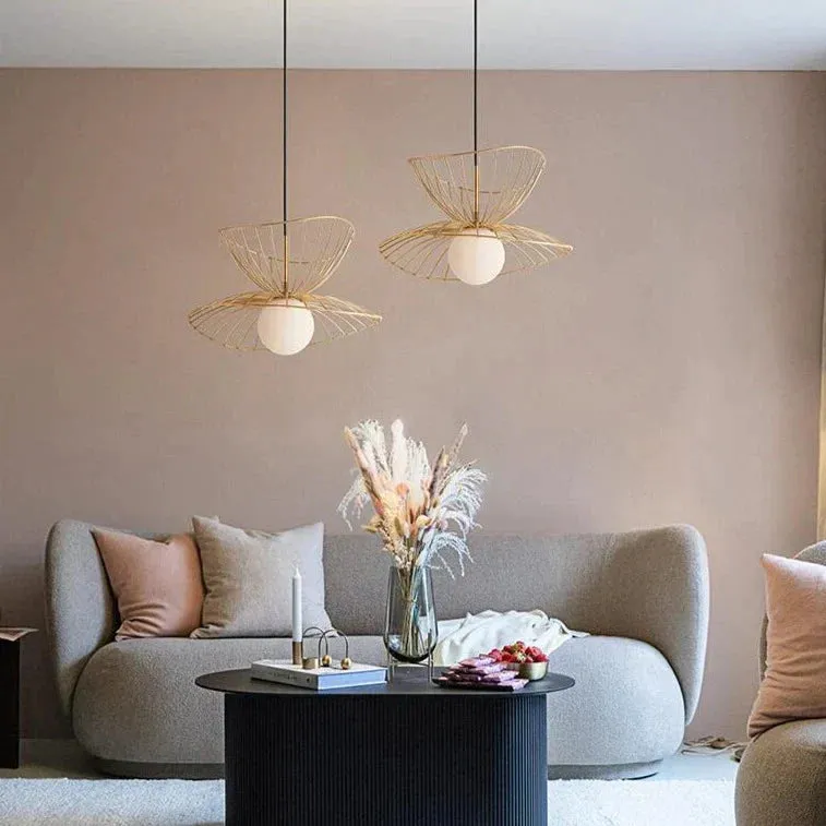 Simple Modern Restaurant, Personalized Iron Art Chandelier