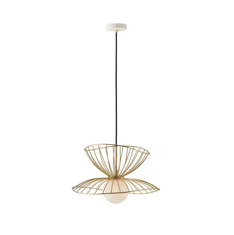 Simple Modern Restaurant, Personalized Iron Art Chandelier