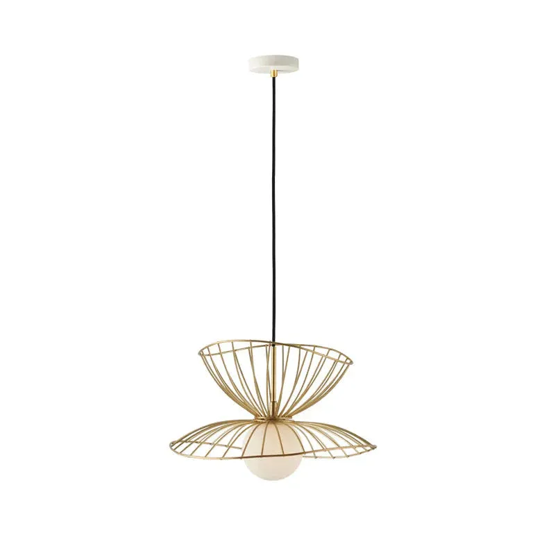 Simple Modern Restaurant, Personalized Iron Art Chandelier