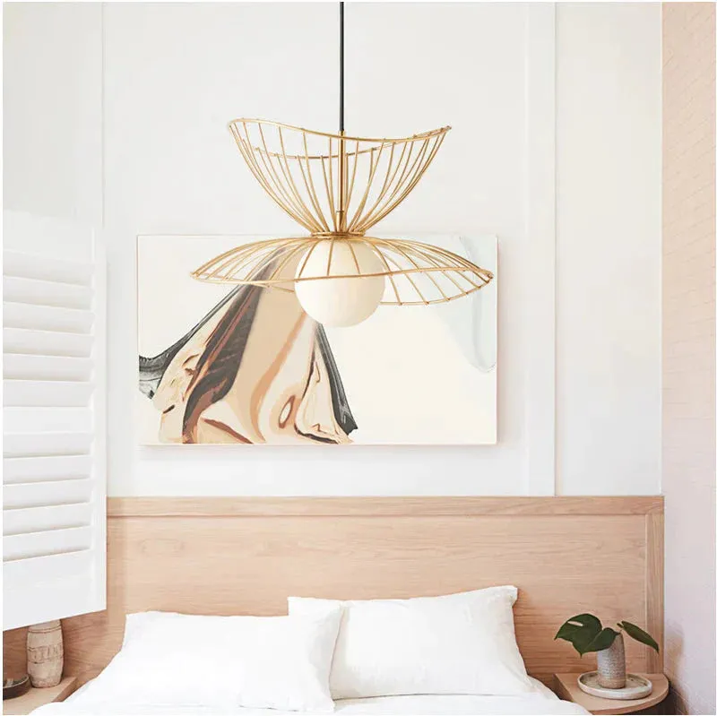 Simple Modern Restaurant, Personalized Iron Art Chandelier