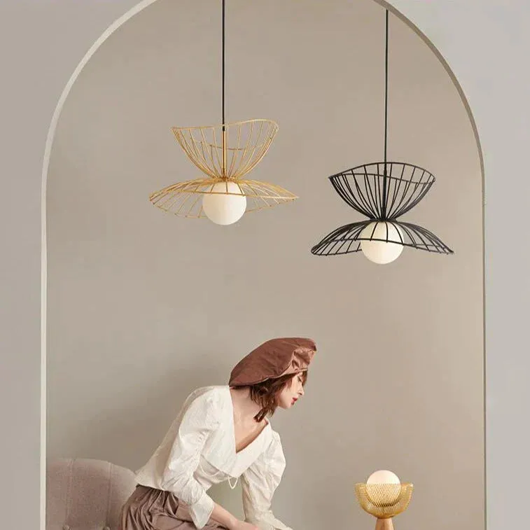 Simple Modern Restaurant, Personalized Iron Art Chandelier