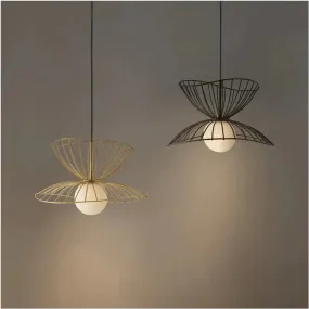 Simple Modern Restaurant, Personalized Iron Art Chandelier