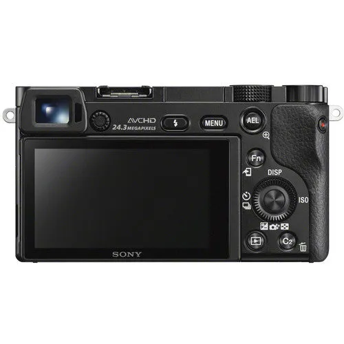 Sony Alpha a6000 Mirrorless Digital Camera with Gadget Bag & 32GB SDHC Accessory Bundle