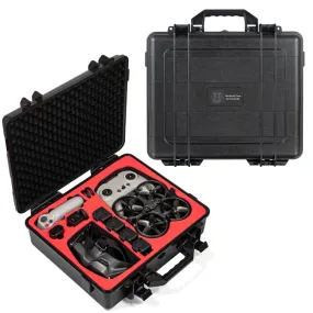 STARTRC ABS Waterproof Shockproof Suitcase For DJI Avata, Compatible with DJI Goggles 2 / FPV Goggles V2 FPV RC(Black)