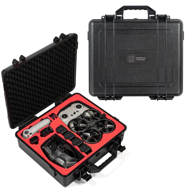 STARTRC ABS Waterproof Shockproof Suitcase For DJI Avata, Compatible with DJI Goggles 2 / FPV Goggles V2 FPV RC(Black)