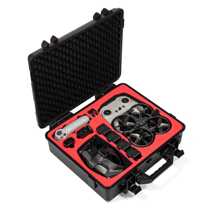 STARTRC ABS Waterproof Shockproof Suitcase For DJI Avata, Compatible with DJI Goggles 2 / FPV Goggles V2 FPV RC(Black)