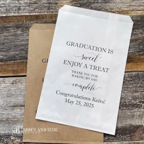 Sweet Graduation Favor Bags