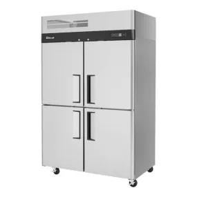 Turbo Air M3R47-4-N 52" 4 Half Solid Door Reach-In Top Mount Refrigerator