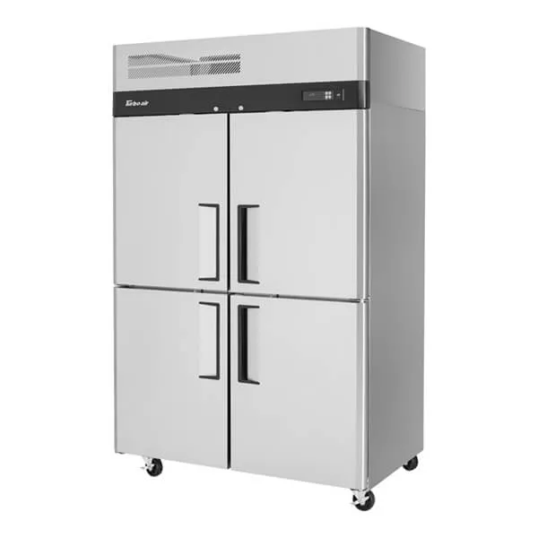 Turbo Air M3R47-4-N 52" 4 Half Solid Door Reach-In Top Mount Refrigerator