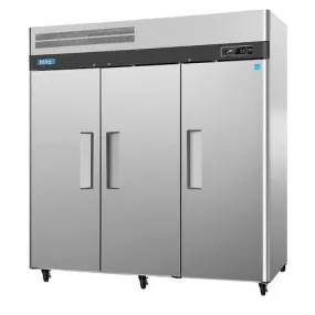 Turbo Air M3R72-3-N 78" Commercial Reach-In Refrigerator Three Section