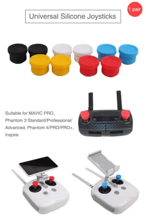 Universal RC Joystick Silicone Pitma Cover - ( RED/WHITE/BLACK/YELLOW/BLUE )