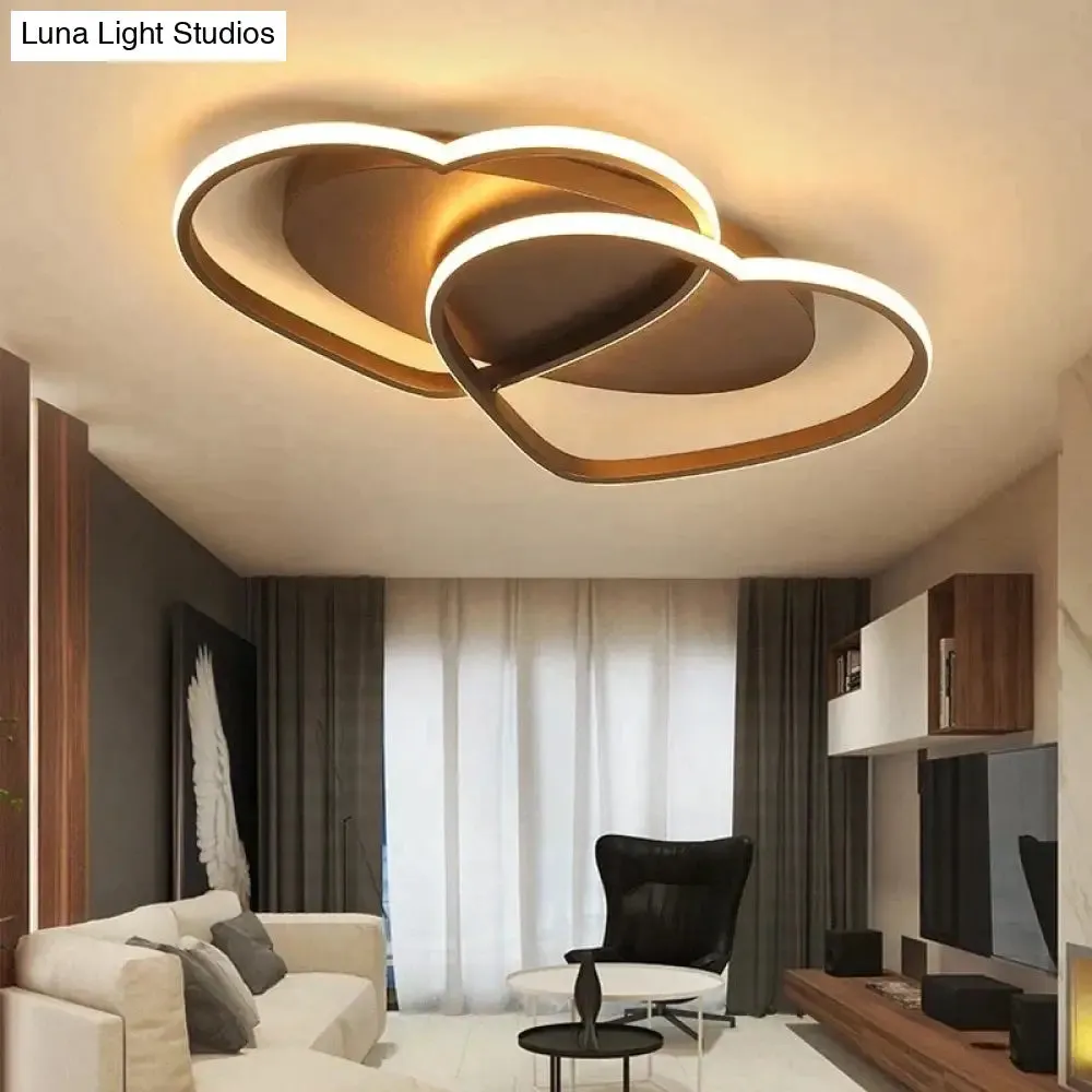 White/Coffee Finnish Modern LED Pendant Lights Creative Luminaria Led Teto Living Room Kids Room Aisle Home DecorationAC85-260V