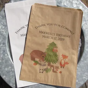 Wildlife Birthday Favor Bags