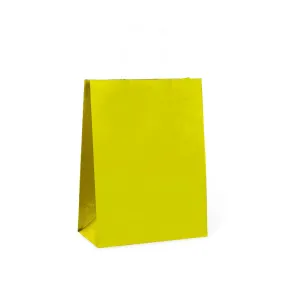 Yellow Paper Bag with Handles